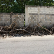 Basura en las banquetas de Campeche, un problema común