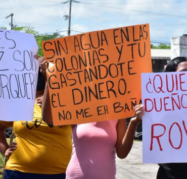 Protesta contra Biby Rabelo, los ciudadanos no están contentos