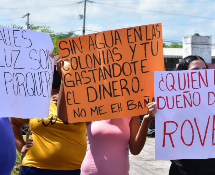 Protesta contra Biby Rabelo, los ciudadanos no están contentos