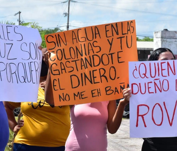 Protesta contra Biby Rabelo, los ciudadanos no están contentos