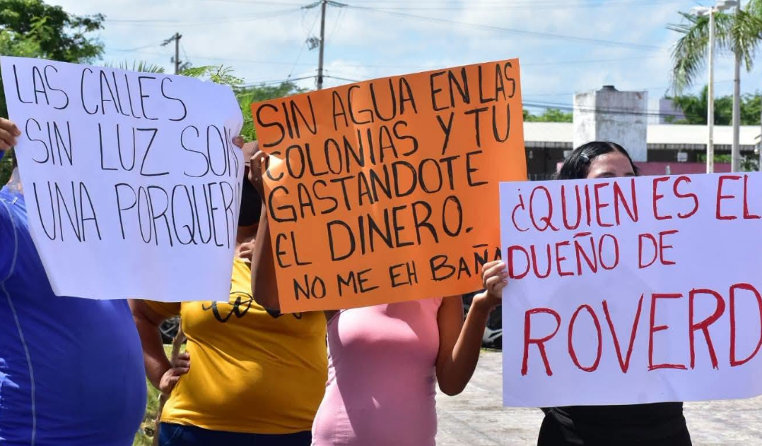 Protesta contra Biby Rabelo, los ciudadanos no están contentos