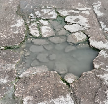 Aumentan los reportes de baches en Campeche