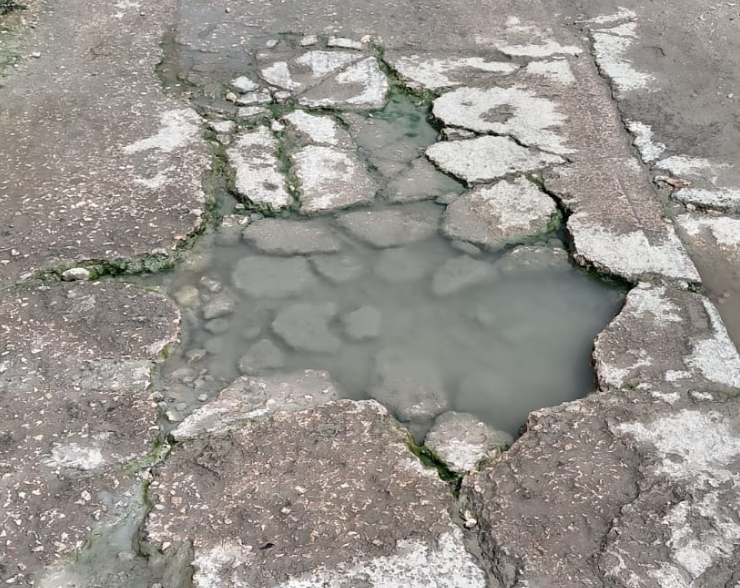Aumentan los reportes de baches en Campeche