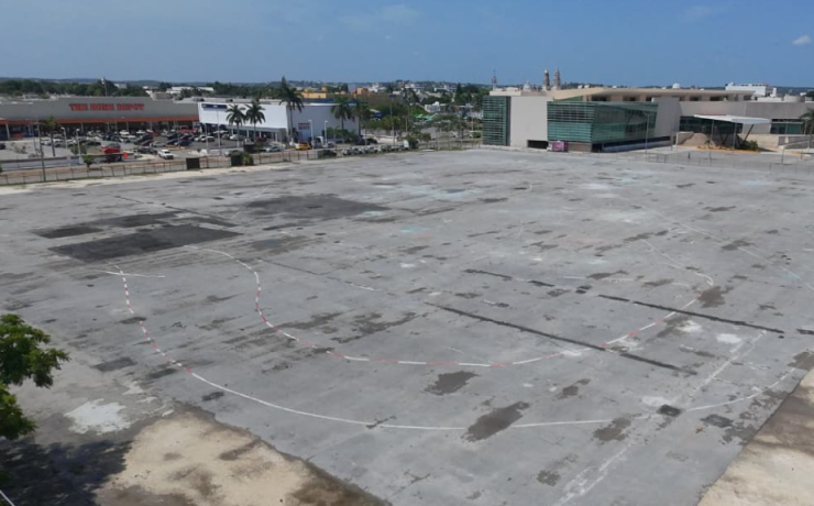 Construcción del nuevo complejo cultural en Campeche