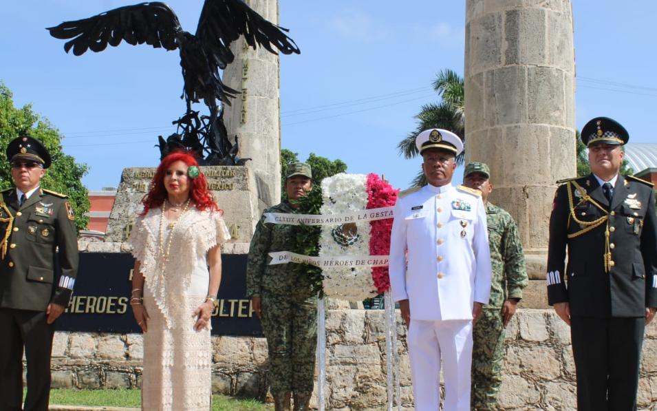 Campeche recuerda a los héroes caídos