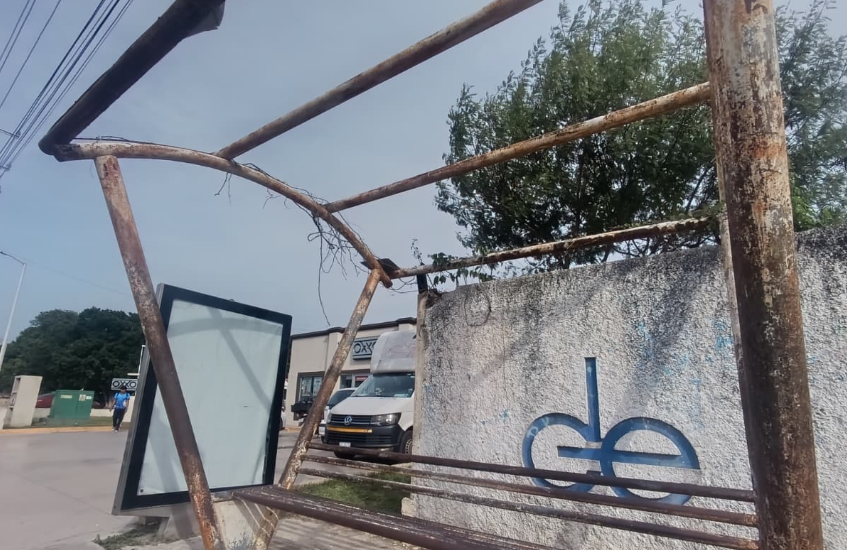 Renovarán paraderos en Campeche