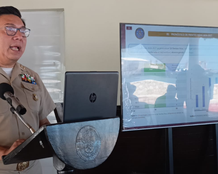 Pronostican 53 frentes fríos para Campeche 2026-2027