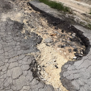 Deplorable estado de importante arteria vial, Campeche