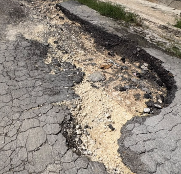 Deplorable estado de importante arteria vial, Campeche