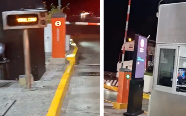 Tráiler se pasa la caseta a toda velocidad poniendo vidas en riesgo