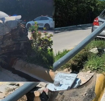 Tres mujeres resultan lesionadas tras aparatoso accidente