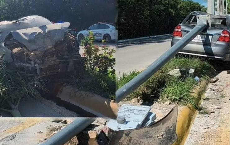 Tres mujeres resultan lesionadas tras aparatoso accidente