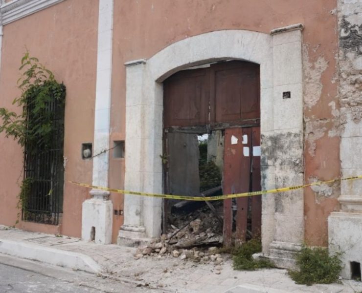 Casonas antiguas comienzan a colapsar en Campeche