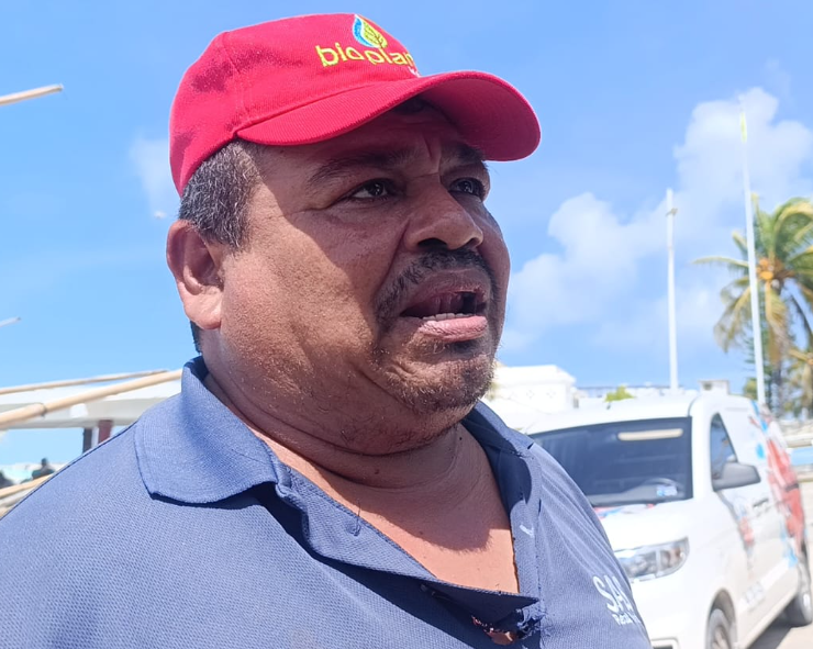 Pescadores agradecidos por regreso de Isidro Tun Zetina