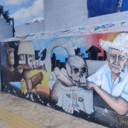 APCEC frena mural en el cementerio