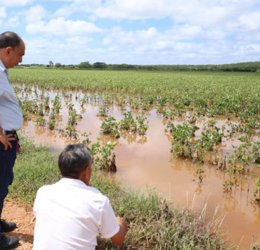Los campos están bajo el agua en Hopelchén