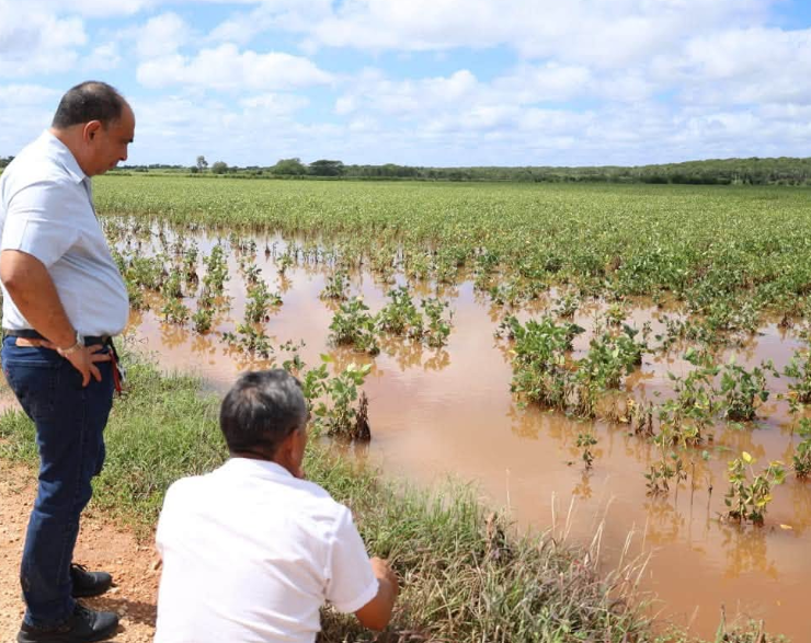 Los campos están bajo el agua en Hopelchén