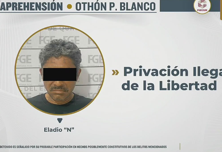 Detienen en Chetumal a hombre buscado en Campeche