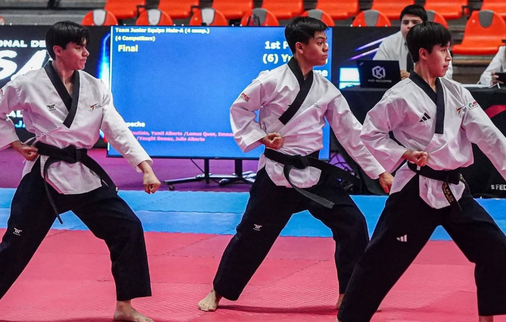 Tercia juvenil de Taekwondo gana el mérito deportivo 2026