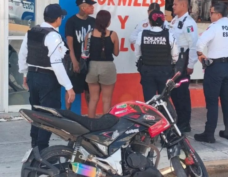 Motociclista es retenido en la avenida Gobernadores