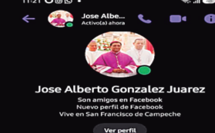 Estafan a nombre del obispo. Alerta en Campeche