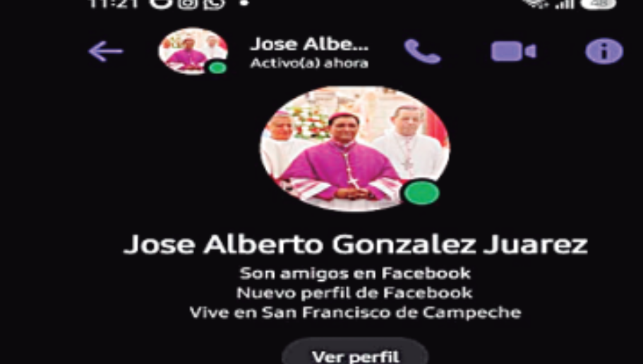 Estafan a nombre del obispo. Alerta en Campeche