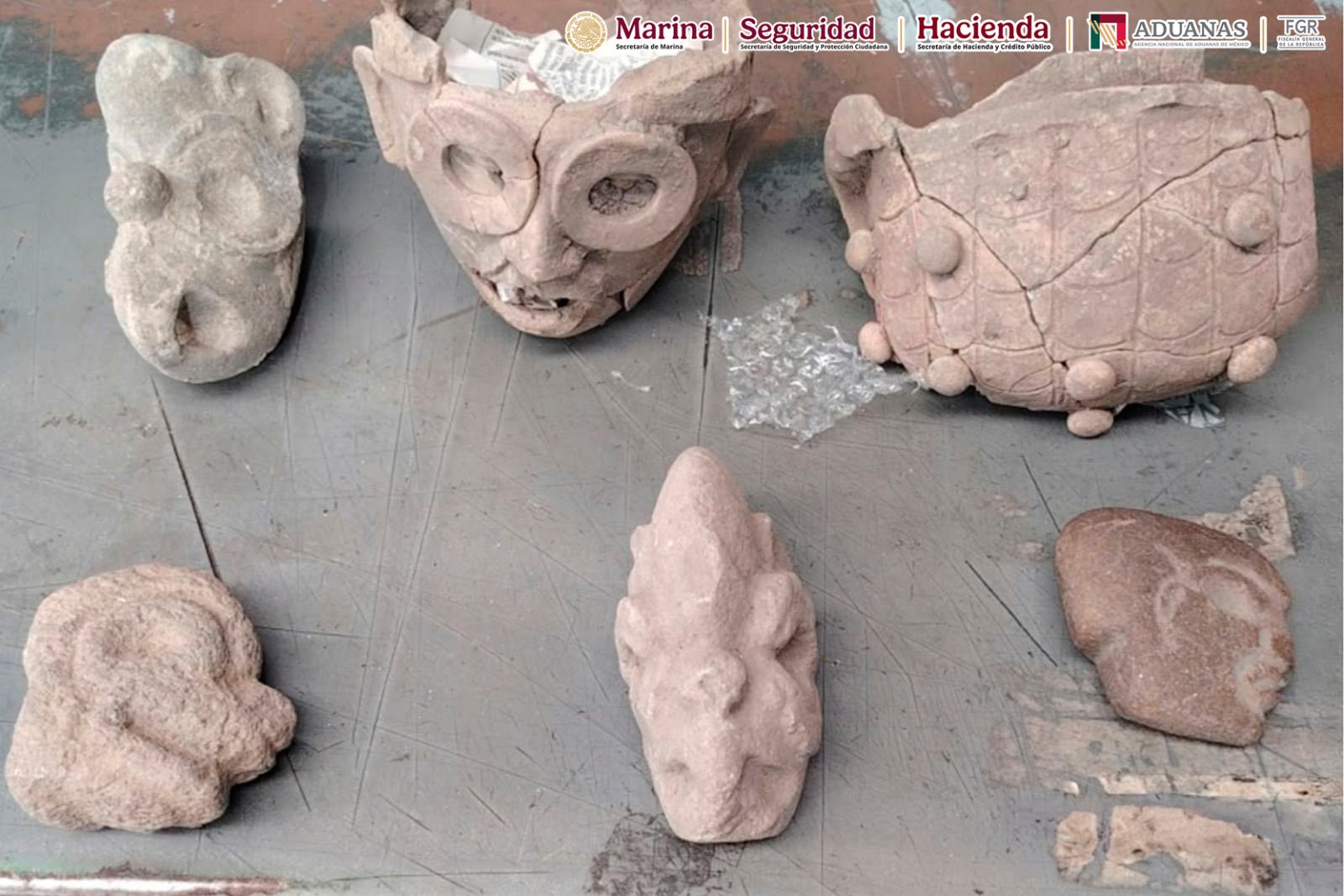 Marina asegura bienes arqueológicos y protege el patrimonio cultural